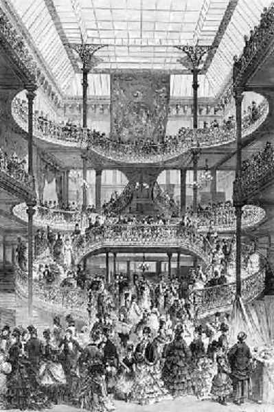 The New Staircase in Au Bon Marche - view 1