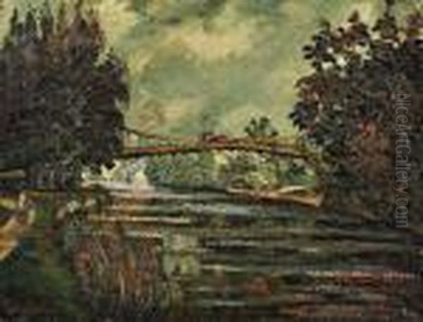 Le Pont Dans Un Jardin Public - view 1