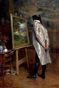 The Connoisseur by Louis-Eugene Leroux