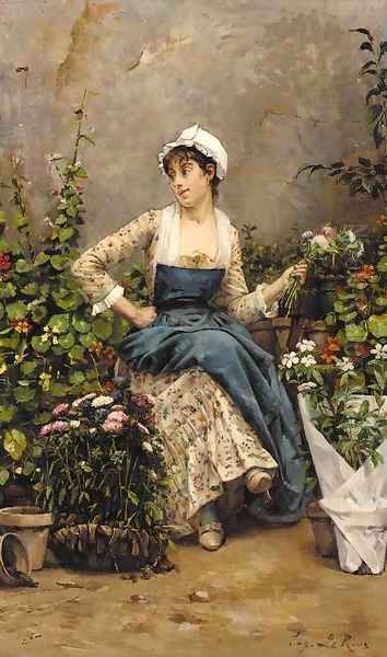 The flower seller - view 1