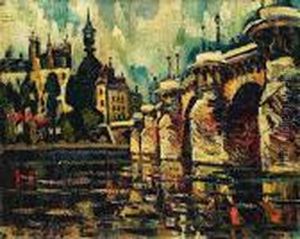 Paris, Le Pont-neuf, Circa 1914 by Pierre Dumont