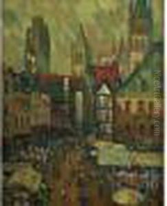 Rouen, Marche Rue De L'epicerie by Pierre Dumont