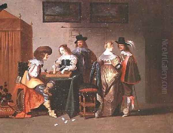 Backgammon Players - view 1