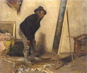 The artist's studio by Antonio Lonza