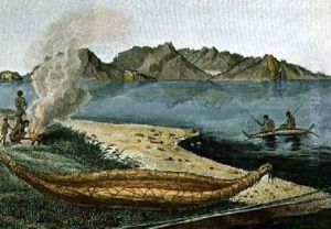 Navigation in Van Diemans Land by Lesueur, Charles Alexandre