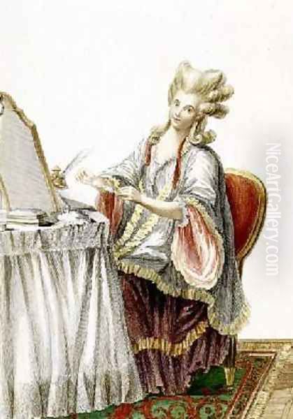 Elegant Lady at her Dressing Table - view 1