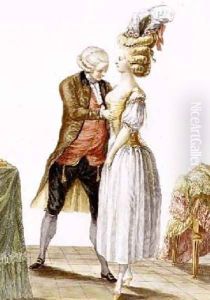 Elegant Lady at a Fitting with her Tailor