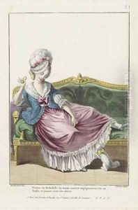 Woman in Morning Deshabille by Pierre Thomas Le Clerc