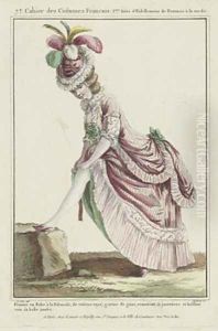 Woman in a Polonaise Dress by Pierre Thomas Le Clerc