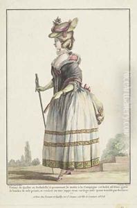 Woman of Quality in Deshabille 2 by Pierre Thomas Le Clerc