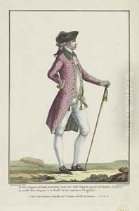 Elegant Young Man in a Spotted Tailcoat Elegant Young Man in a Spotted Tailcoat