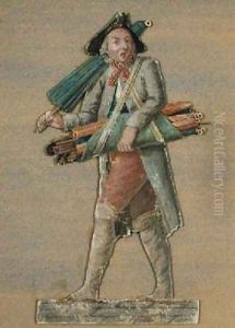 The Umbrella Seller by Brothers Lesueur