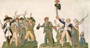 Cry of Liberty and the Departure for the Frontier by Brothers Lesueur