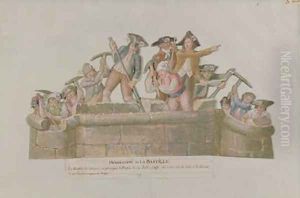 The Demolition of the Bastille by Brothers Lesueur