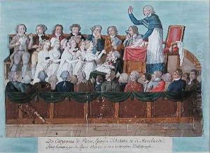 The Citizens of Paris giving their Jewels to the National Convention by Brothers Lesueur