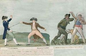 General Charles Lameth 1757-1832 and Charles Eugene de La Croix 1727-1800 Marquis de Castries Two Citizens with Different Opinions