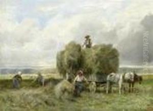 Hay Making by Julien Dupre