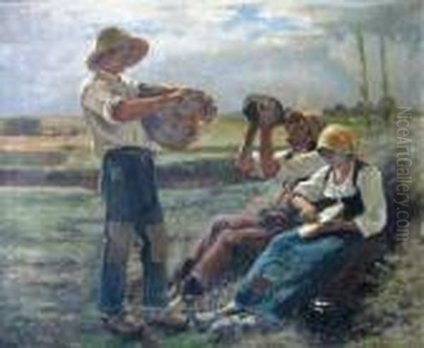 Midday Meal In The Fields - view 1