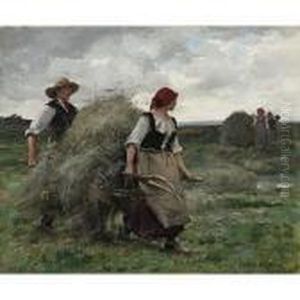 The Hay Harvest by Julien Dupre