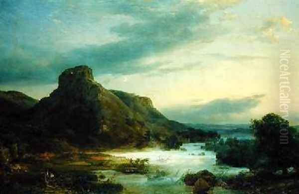 Mountains in an Evening Mist - view 1