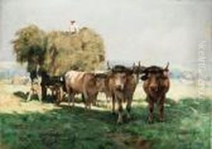 Loading The Hay Cart by Julien Dupre