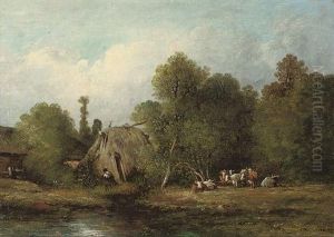 Cattle By A Farmstead