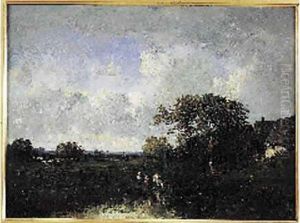 Huile Sur Toile Signee En Bas A Droite. Huile Sur Toile Signee En Bas A Droite.