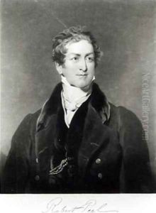 Portrait of Sir Robert Peel 1788-1850 2 by Sir Thomas Lawrence
