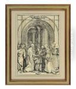 The Betrothal Of The Virgin, From The Life Of The Virgin by Albrecht Durer