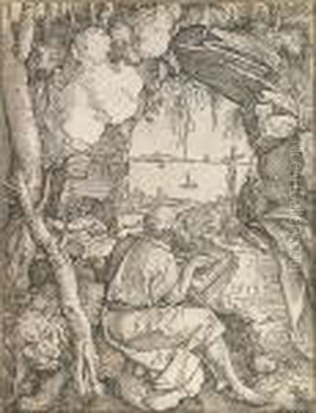 Saint Jerome In A Cave - view 1