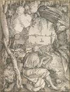 Saint Jerome In A Cave by Albrecht Durer