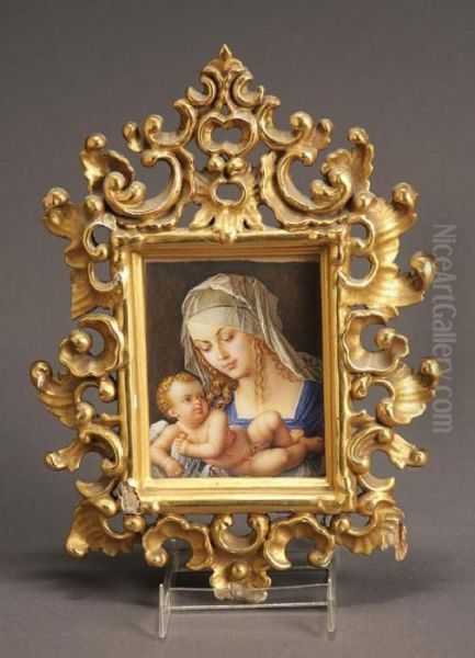 Virgin And Child With A Half Pear - view 1
