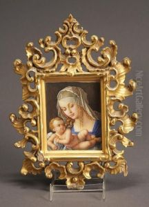Virgin And Child With A Half Pear