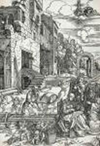 The Sojourn Of The Holy Family In Egypt by Albrecht Durer