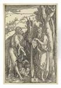 Saint John The Baptist And Saint Onophrius by Albrecht Durer