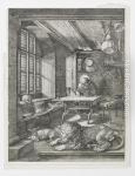 St Jerome In His Study - view 1