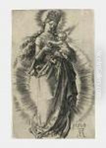 Virgin On The Crescent With A Starry Crown