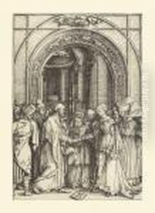 The Betrothal Of The Virgin, From: The Life Of The Virgin by Albrecht Durer