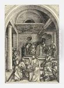 Christ Among The Doctors, From: The Life Of The Virgin by Albrecht Durer
