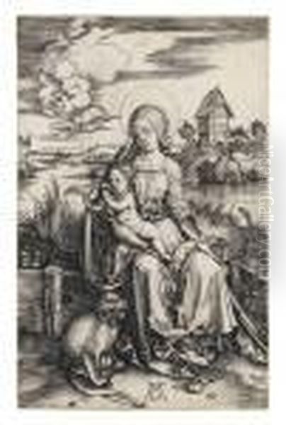 The Virgin And Child With A Monkey - view 1