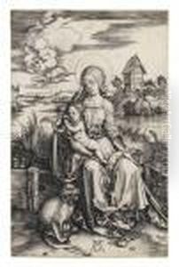The Virgin And Child With A Monkey