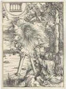 Saint John Devouring The Book by Albrecht Durer