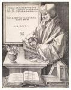 Erasmus Von Rotterdam by Albrecht Durer