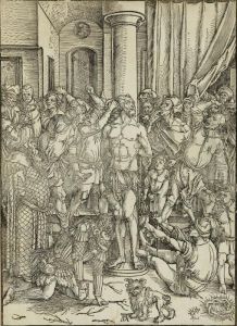 Flagellation Of Christ by Albrecht Durer