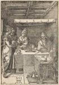 Salome Receiving The Head Of Saint John The Baptist by Albrecht Durer