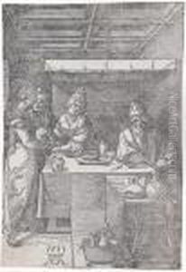 The Head Ofjohn The Baptist Brought To Herodias by Albrecht Durer