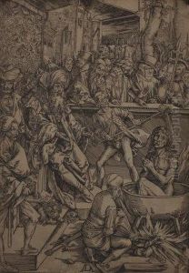 Inquisition Scene by Albrecht Durer