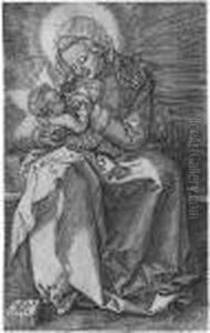 Maria, Das Kind Saugend by Albrecht Durer