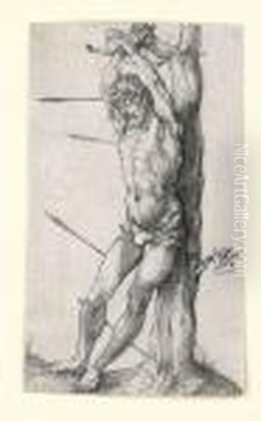 St.sebastian Bound To The Tree - view 1