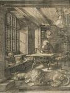 St Jerome In His Study by Albrecht Durer